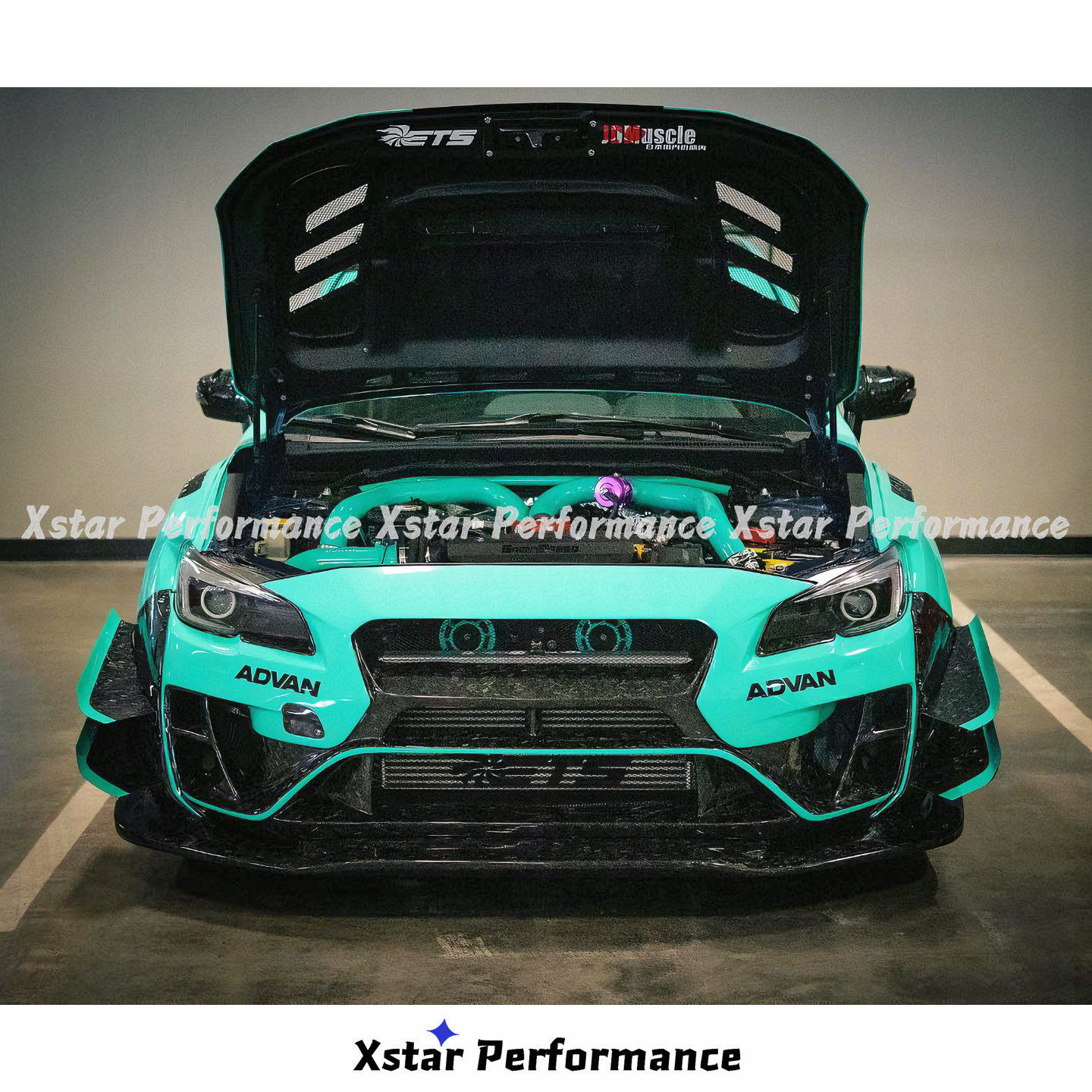 Vari Vrs Style Wide Half Forged Carbon Fiber Bodykit For Subaru Impreza 11 Vab Vaf Wrx Sti 2015-2021