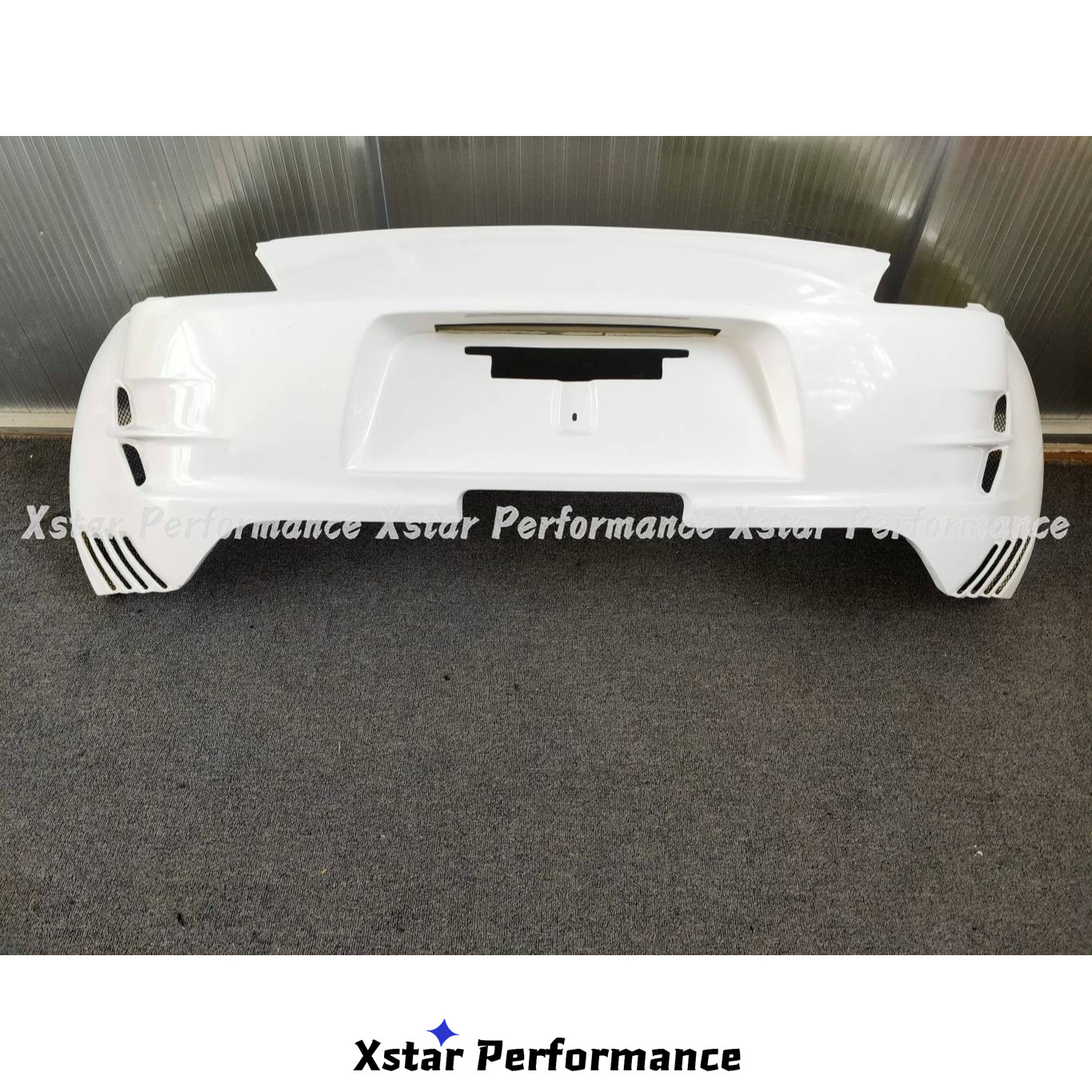 Vari Vrs Arising II Style Half Carbon Fiber Rear Bumper For Nissan 370Z Z34 2009-2020 Bodykit