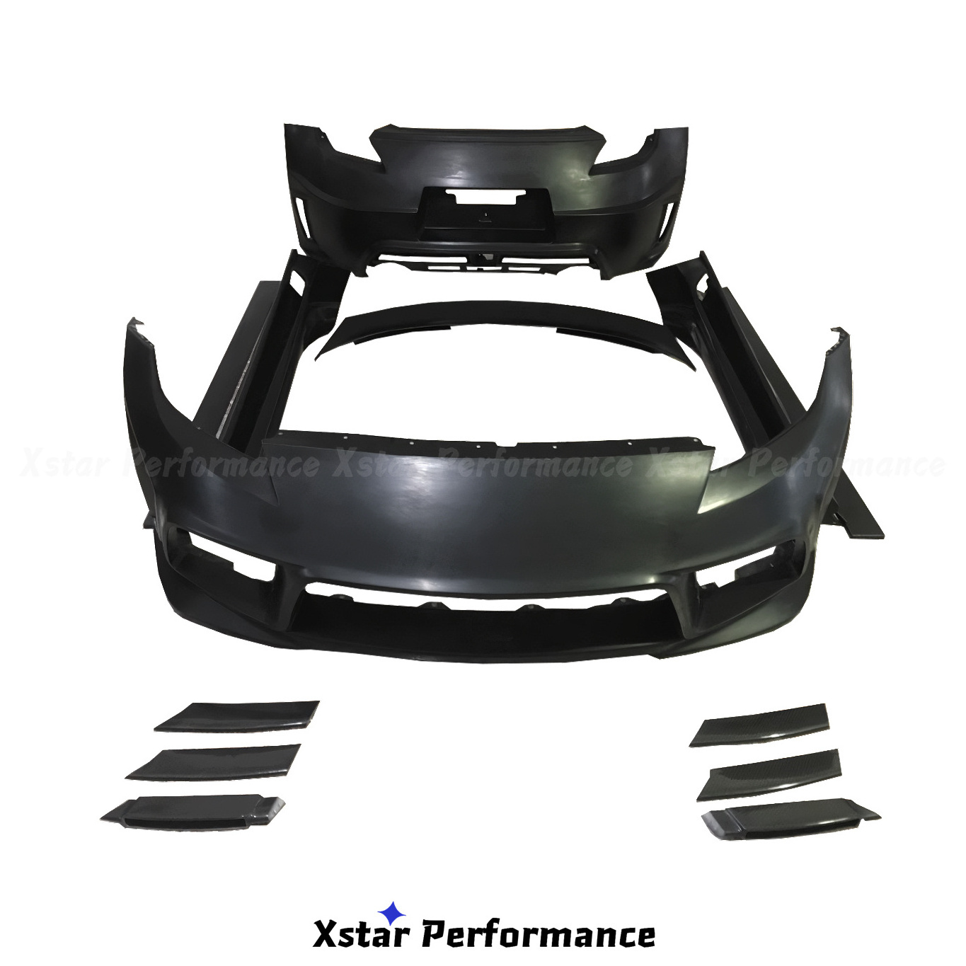 Webersport Style Half Carbon Fiber Bodykit For Nissan 370Z Z34 2009-2020