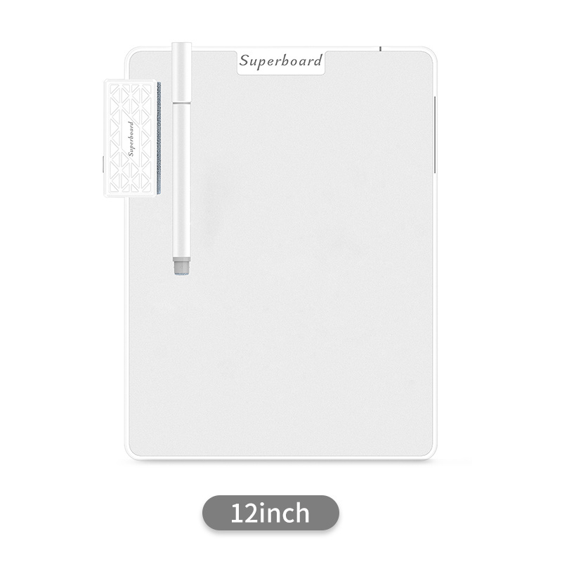 SUPERBOARD kids electronic writing pad 12 inch magnetic notepads Magnetic LCD writing tablet for school education/office