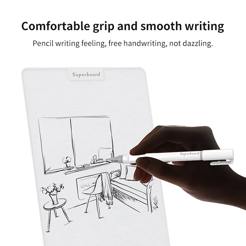 SUPERBOARD kids electronic writing pad 12 inch magnetic notepads Magnetic LCD writing tablet for school education/office