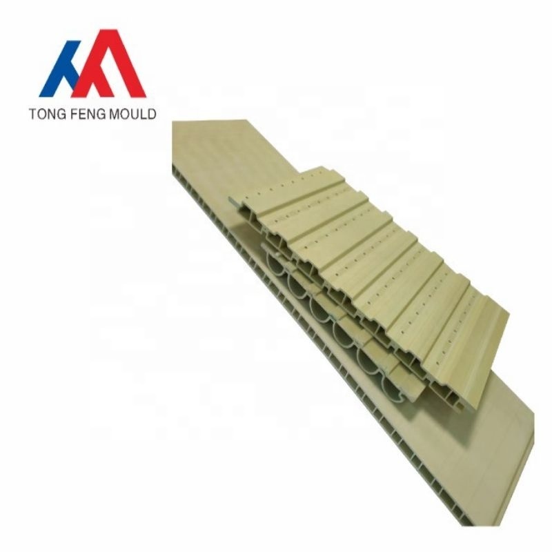 Slatwall Panel Pvc Slatwall Slat Wall Garage Pvc PVC Ceilings Yellow, White And Wooden Decoration Square 300mm*17mm 03