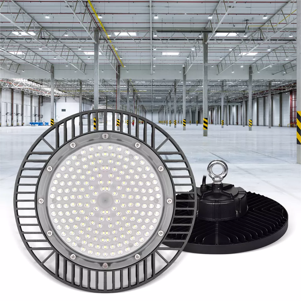 ST-X4 LED Badminton Court UFO Highbay Lights 100W 150W 200W Industrial Warehouse Gymnasium Ufo Lighting Lamps Led High Bay Light