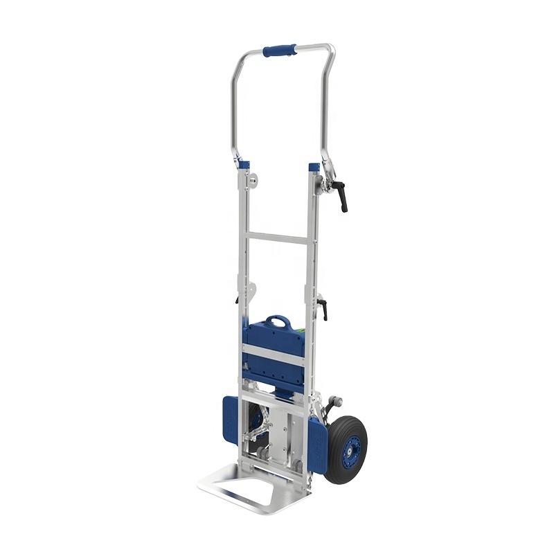 China factory XSTO aluminium IP54 powered electric stair climbing hand truck trolley