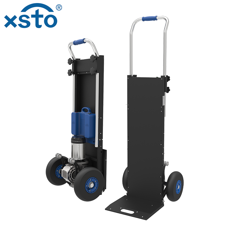 XSTO self load 250kg electric stair climbing moving cart mover trolley emergency stair climber dolly with winch