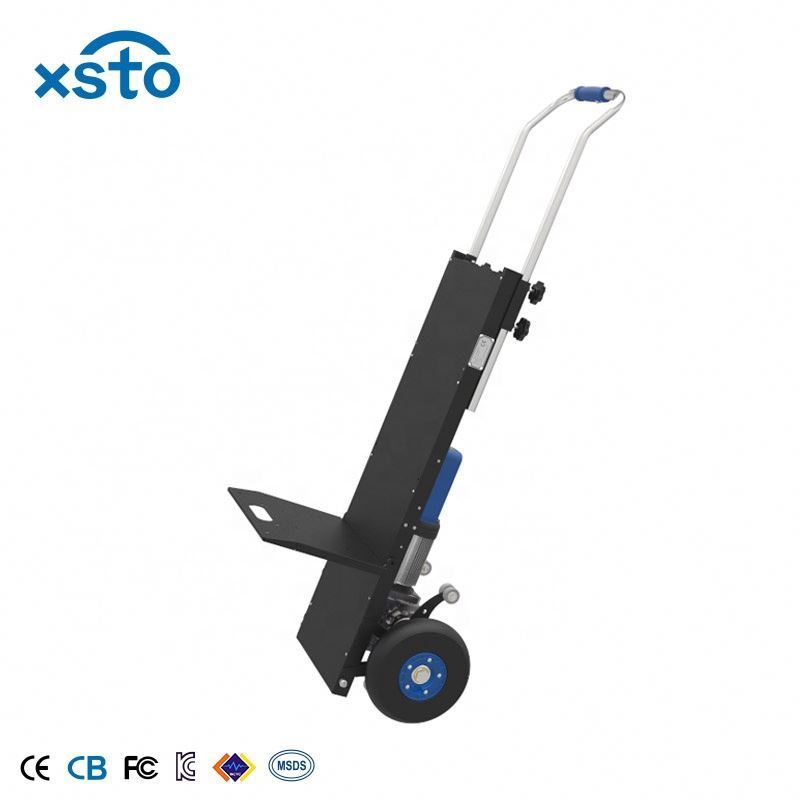 Stainless Stair Trolley Staircase Battery Trolly With Tyres For Stairs Electric Transport Cart Climbing Dolly 500Lb Grocery