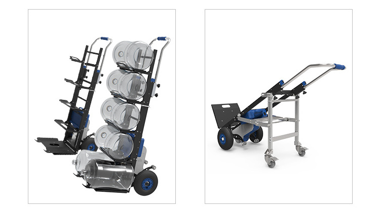 China CE Quality ZW4170D STEEL Lithium-ion Hand truck powered stair climber