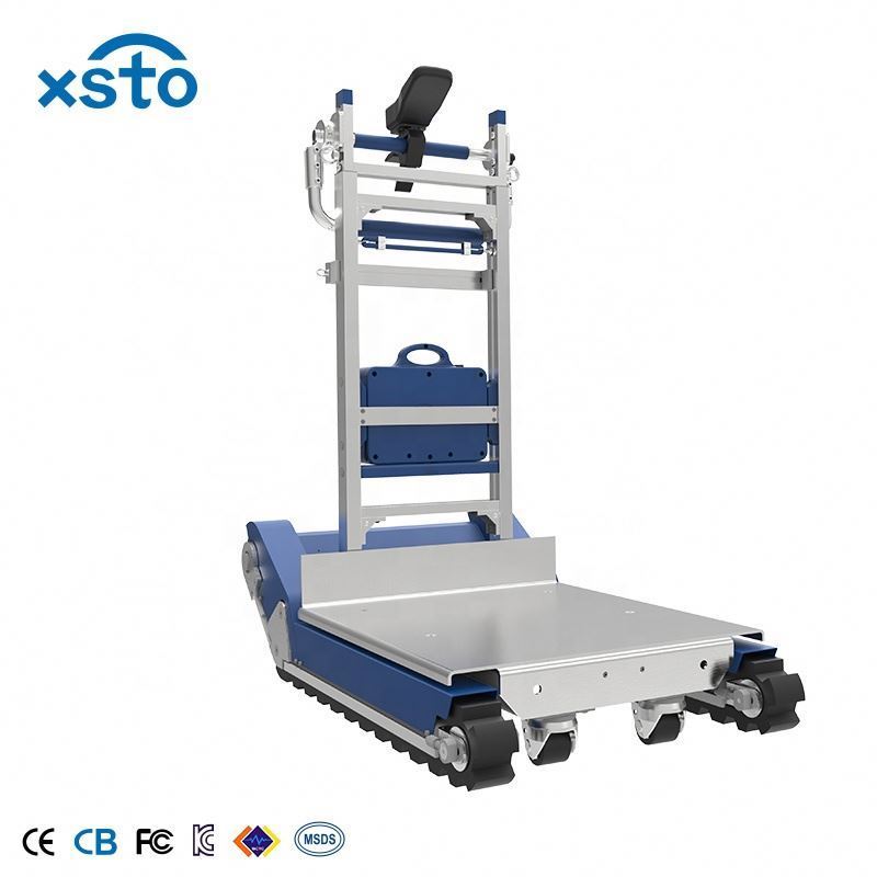 An Electric Forklift Heavy Duty Sack Truck Platform Trolley 300Kg Aluminium Stacker Cart Trolly Wheel Lifter Mover Carts