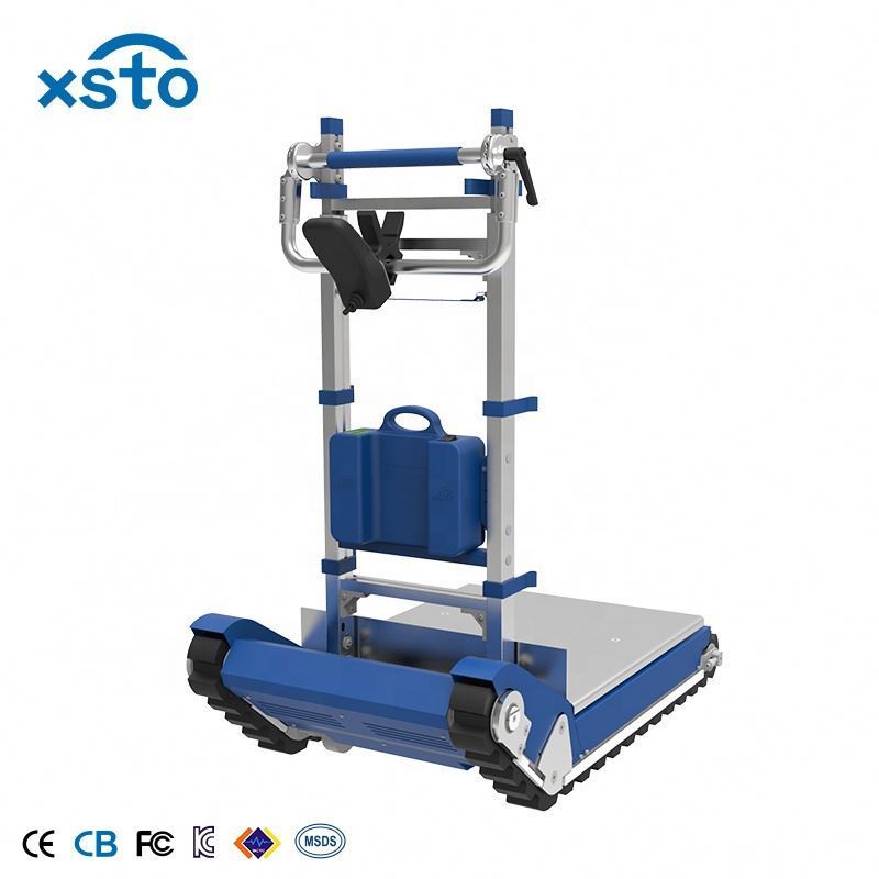 An Electric Forklift Heavy Duty Sack Truck Platform Trolley 300Kg Aluminium Stacker Cart Trolly Wheel Lifter Mover Carts