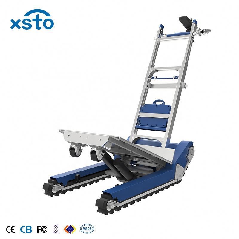 An Electric Forklift Heavy Duty Sack Truck Platform Trolley 300Kg Aluminium Stacker Cart Trolly Wheel Lifter Mover Carts