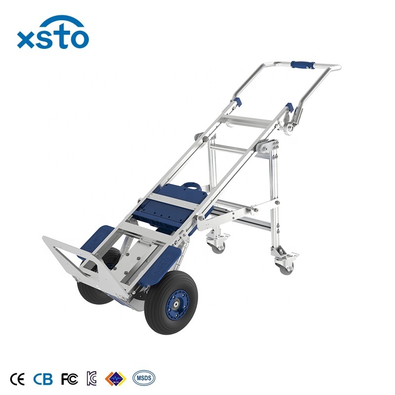 CE Certificate XSTO ZW7170E transport motorized  hand stair climber cart with water trolley