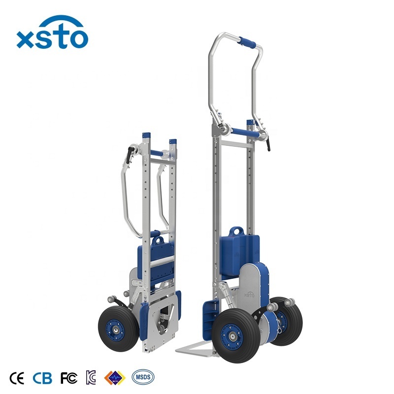 CE Certificate XSTO ZW7170E transport motorized  hand stair climber cart with water trolley