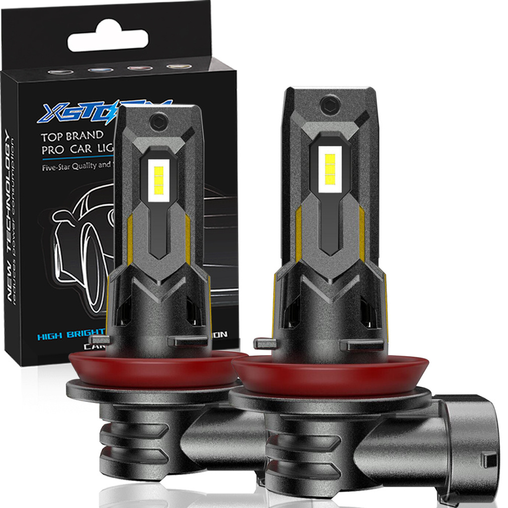 XSTORM Best Selling 1:1 Mini Size Car Led Lights H11 9005 9006 HB3 HB4 Auto Headlight Bulbs 50W 3570 CSP 6500K