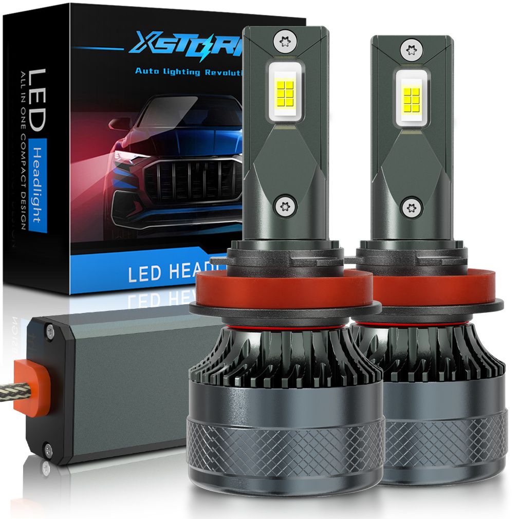 XSTORM Car Led Light CSP Canbus 12V H1 H4 H7 H8 H11 9005 HB3 9006 HB4 9012 HIR2 Car Light Bulb Headlight 60W 3570 CSP