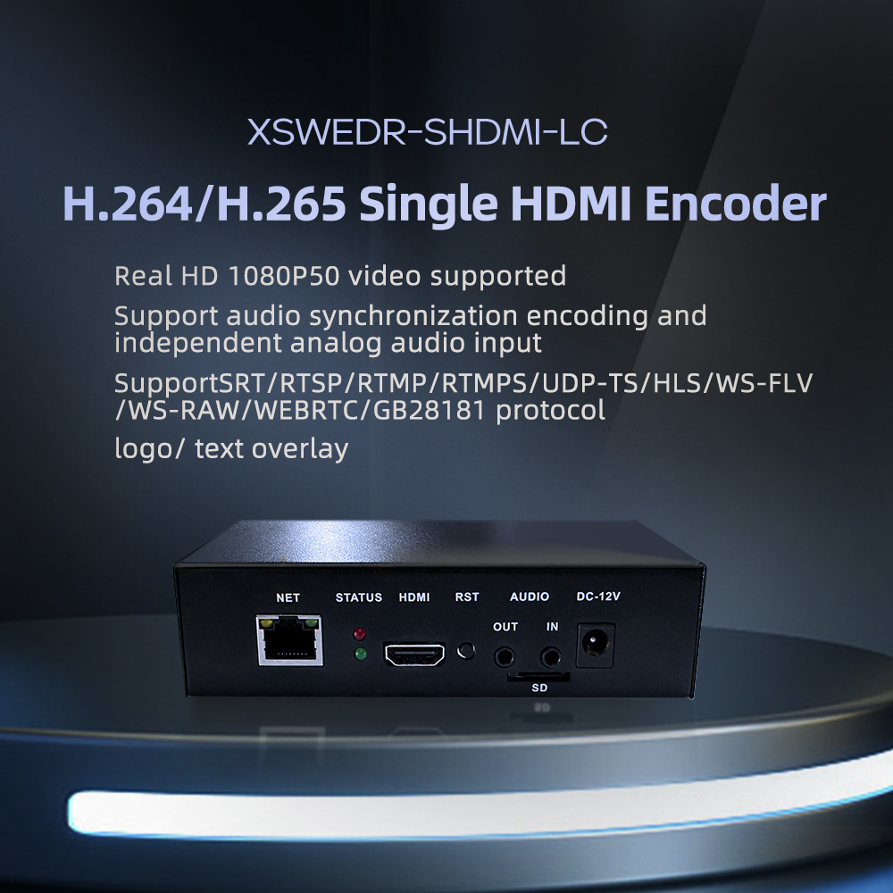 H264 hd-mi to ip Encoder Modulator 1 channel hd-mi Input MPEG-4 AVC/H264 Video Encoding