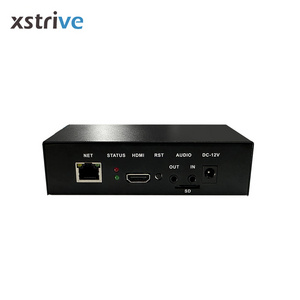 xstrive 1 channel hd-mi to ip video encoder  h.264 h.265 1920x1080p@50fps rtsp rtmp m3u8 Live Streaming encoder