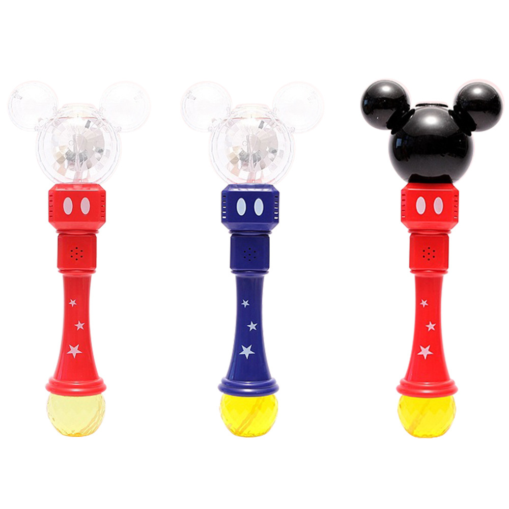 Genuine B/O Toy Hand-Held Flash Summer Outdoor Toy Automatic Bubble Maker Colorful Bubble Wand