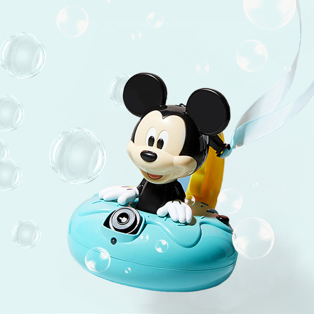 Hot Sales Inquiry Price doughnut bubble colorful light paradise toys princess mickey mouse toys automatic bubble machine