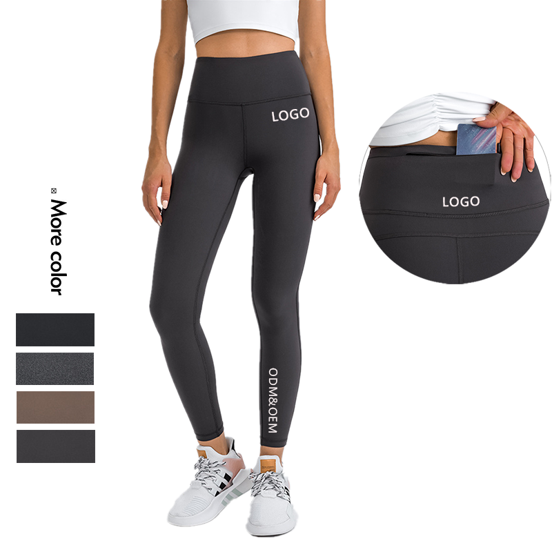 Xsunwing Custom leggins por mayor jogging ropa deportiva Sporting Yoga Tayt with Zippered pocket leggins women fitness WDQ153