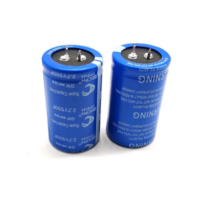 Farad Capacitor 2.7V 500F 35X60mm Super Capacitor For Electric Vehicle Battery