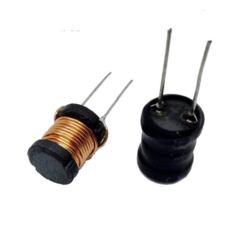 8x10mm 82uh Power Pin Inductors And Power Choke Coils Drum Ferrite Core