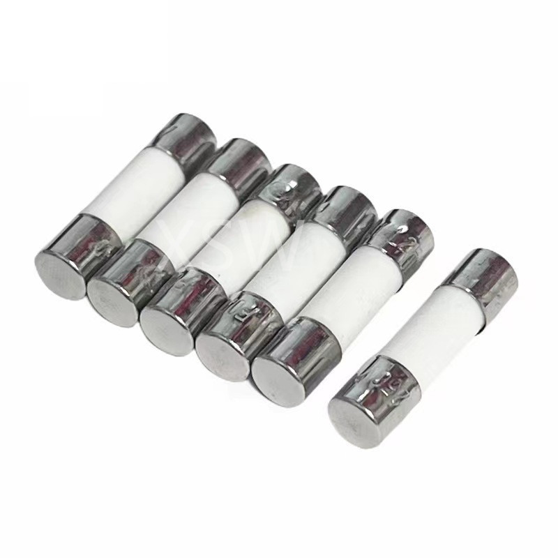 6 x30mm ceramic fuse tube F0.5 1A/2A/3A/5A/6A/10A/15A/20A/30A  car cigarette lighter 6 * 30 0V-250V Ceramic fuse