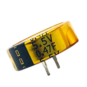 V Type H Type C Type Super Capacitor 0.47F 5.5V Farad Capacitor Button Battery