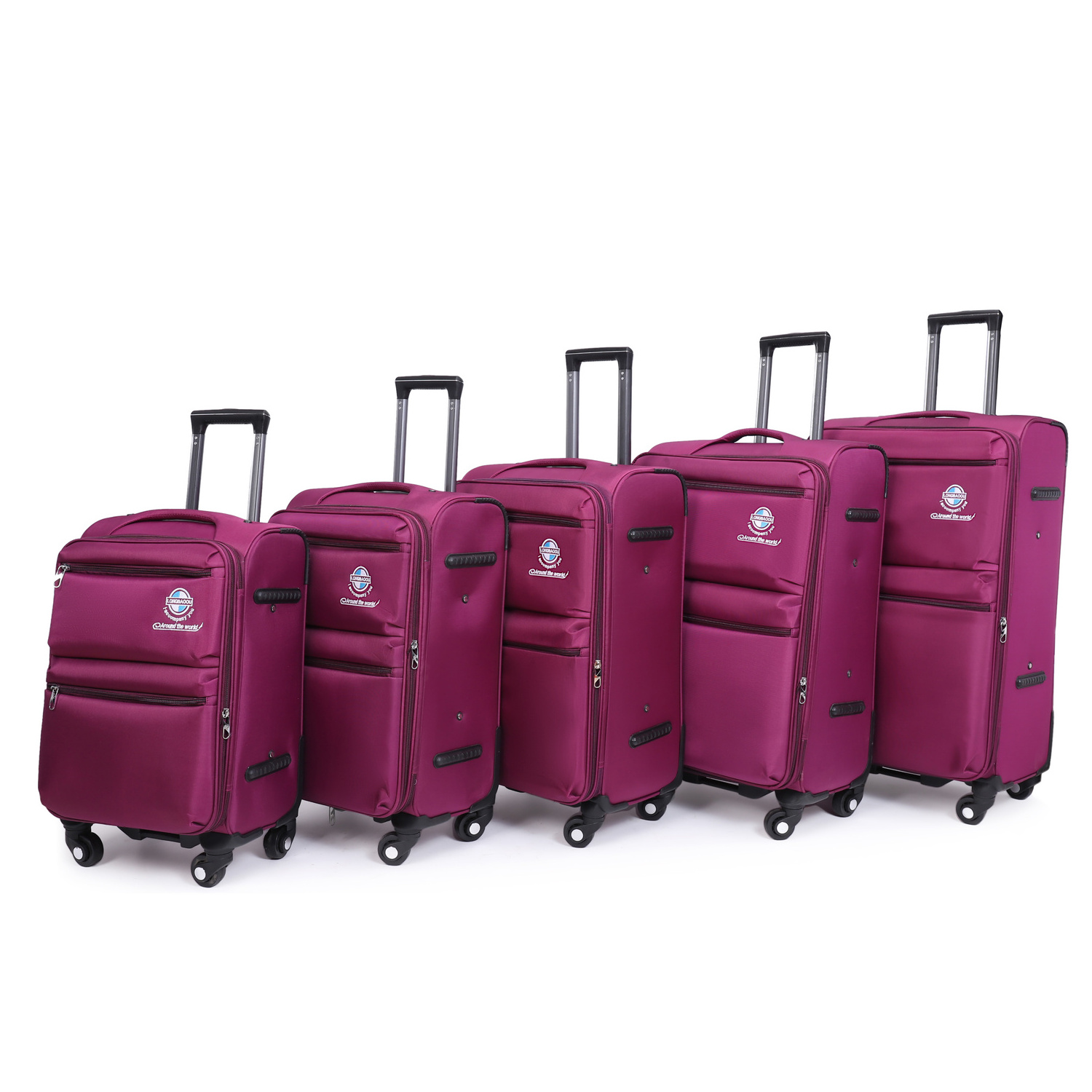 3PCS Waterproof Oxford Material Funky Suitcase Travel Luggage Trolley Luggage Sets