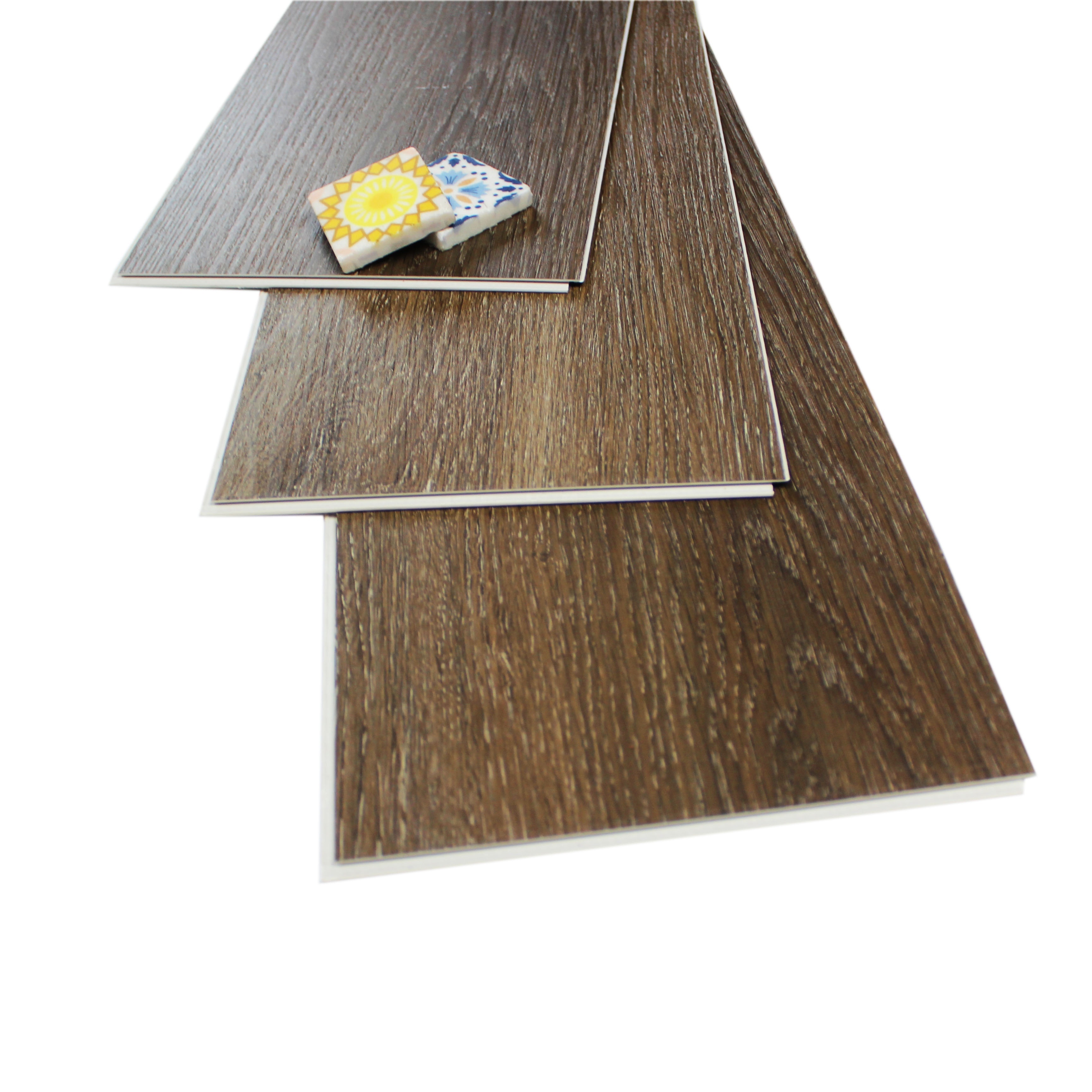 Waterproof durable vynilic diamond click vinyl pvc spc flooring