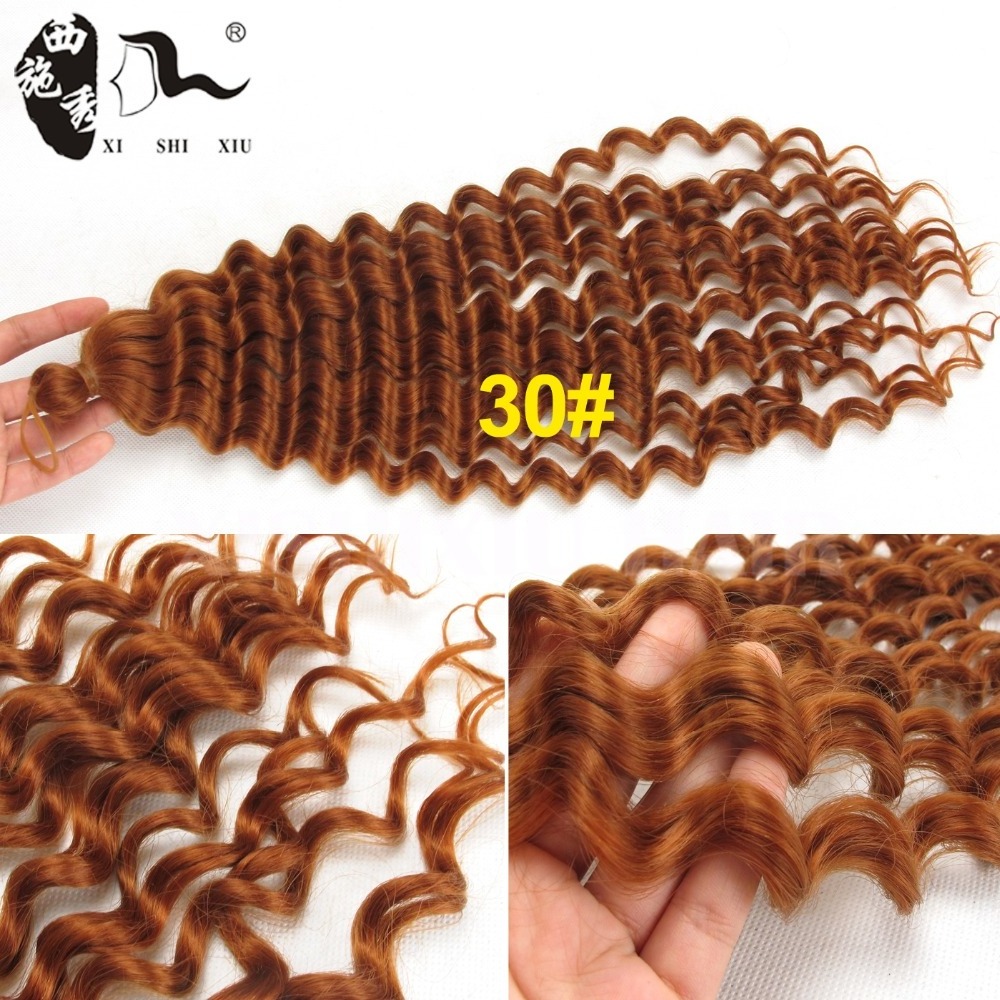 Alibaba Express Freetress Pre-loop 3X deep synthetic afro twist braid for afro kinky curly water wave braiding hair extension