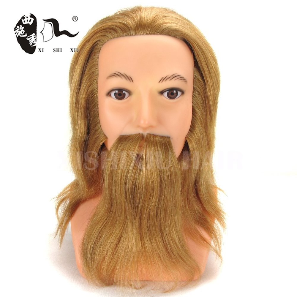 beauty school mannequin heads male natural hair training head