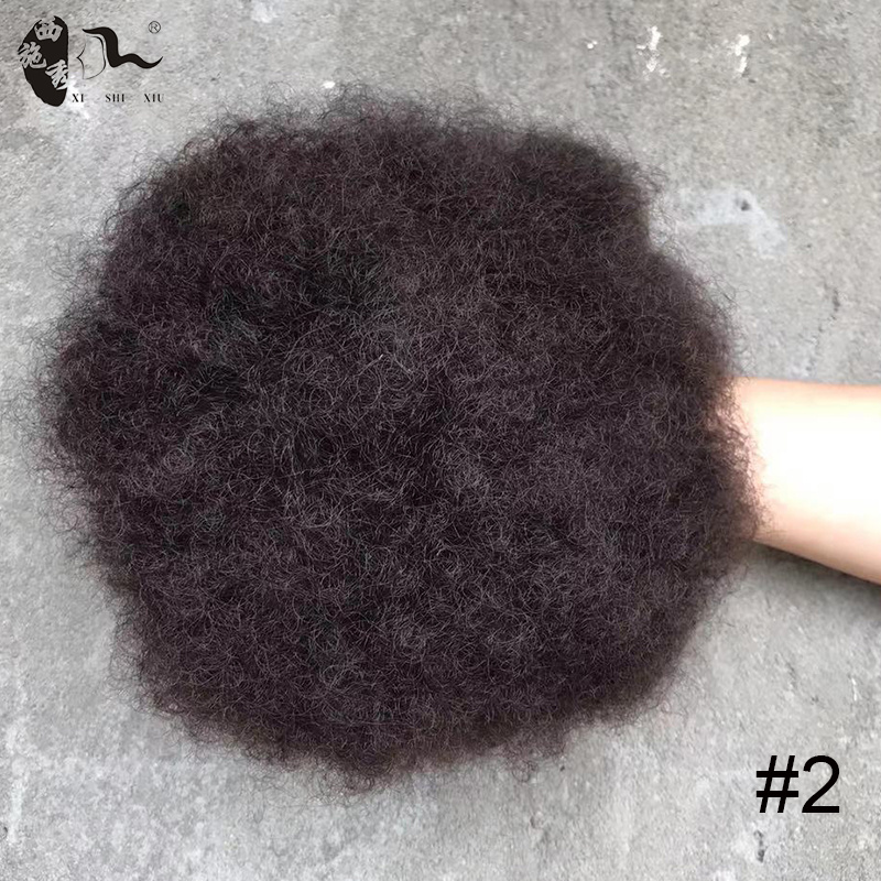 2021 Big Size Large Stock Fashion Fake Synthetic Chignon Hair Pieces Afro Hair Bun For Black Woman