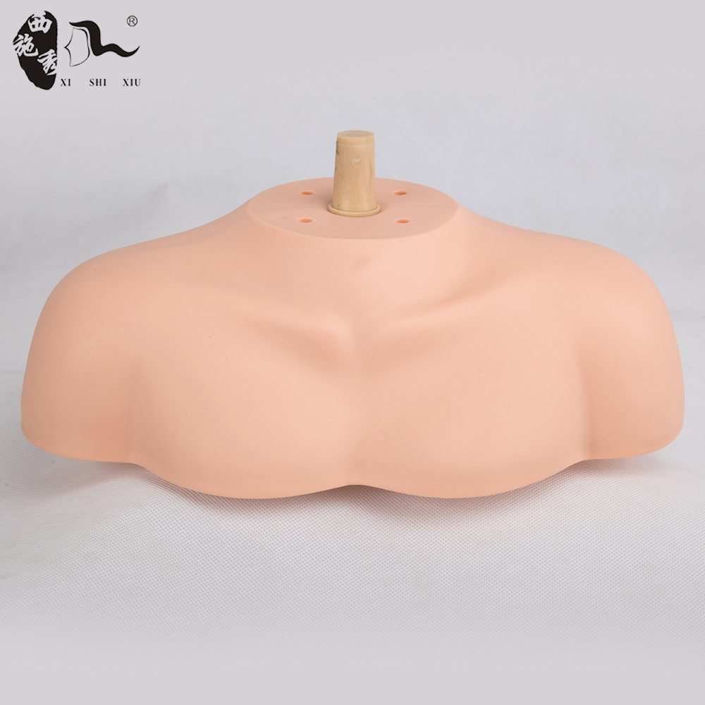 XC Cosmetology Mannequin Head Bust Shoulder Platform Shoulder for Training practice Manikin Head Shoulder Model Upper Body Model