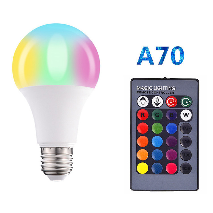 high quality remote control bulb RGB 5W high lumen led flood light homekit E27 color led smart bulb