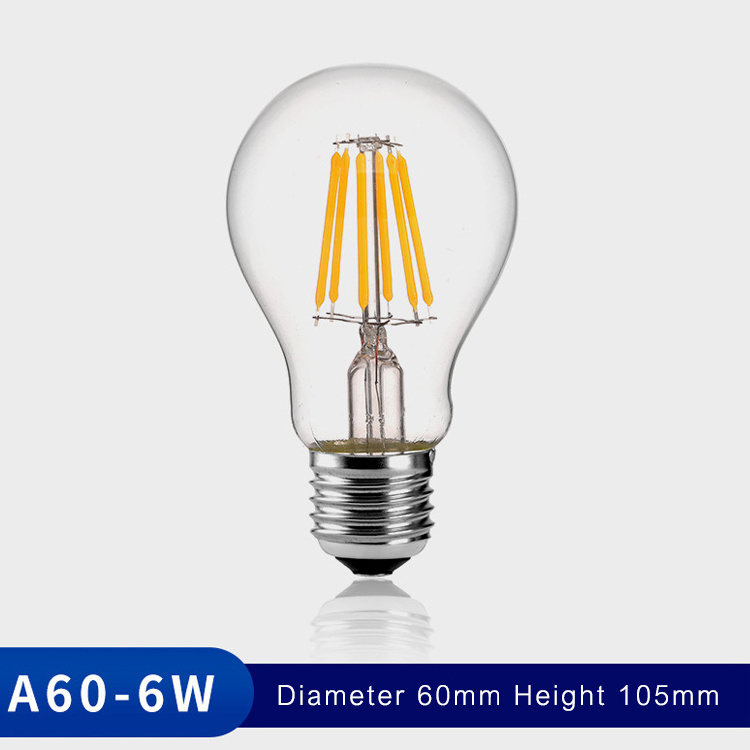 Wholesale hot sale Light Bulb Retro CreativeTungsten E27 Dimmable Edison led light bulb