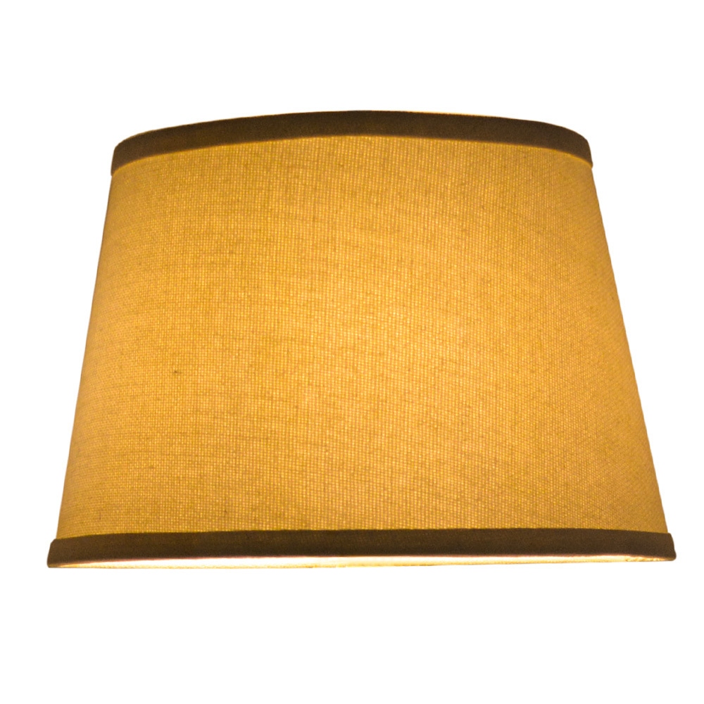 E27 wholesale cheap modern decorative linen fabric hat table and stand lamp shade light cover