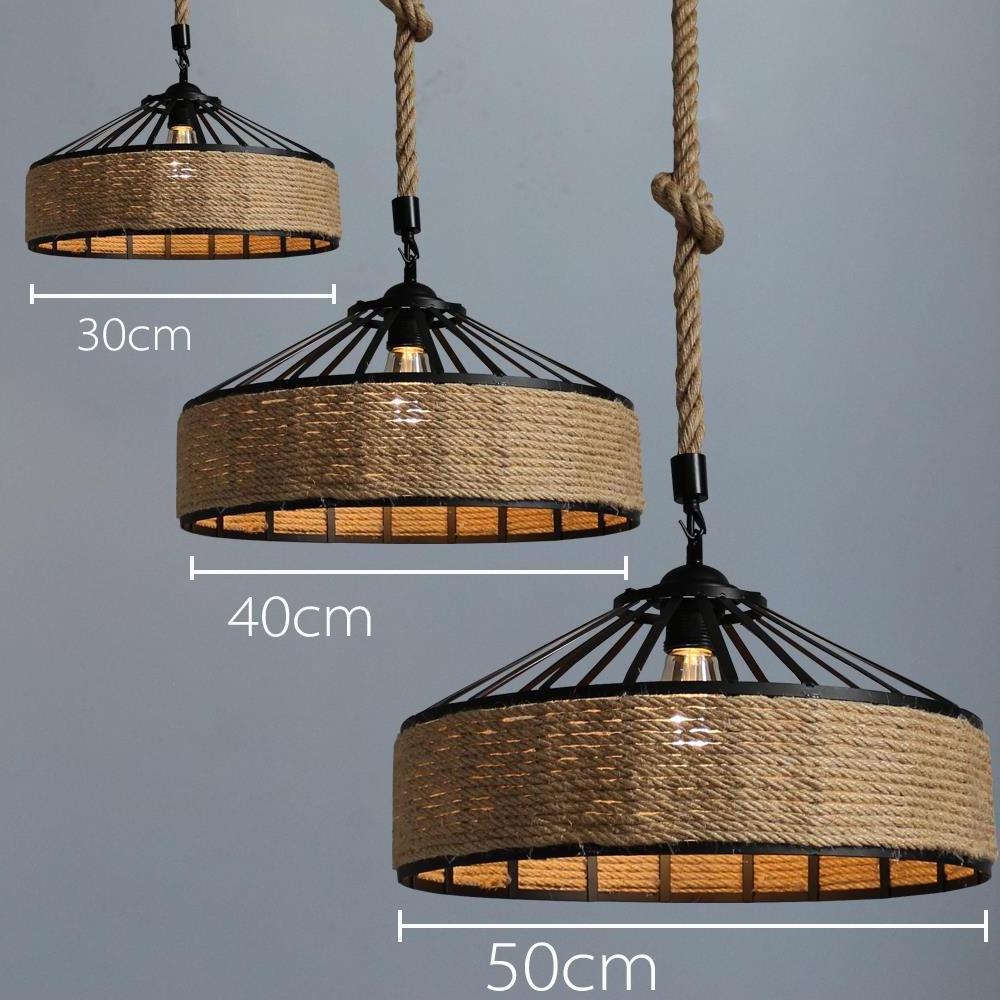 home decor ceiling rattan wicker bamboo led modern pendant lamp shade