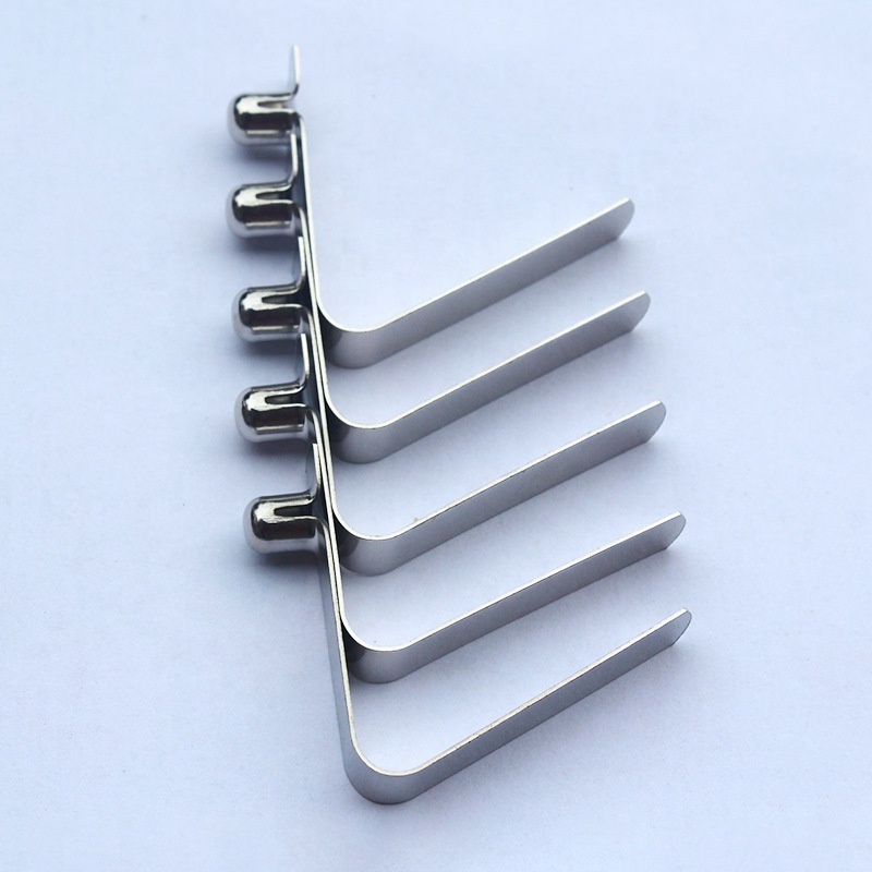 Custom Spring Clips flat V spring button flat spring for tube lock