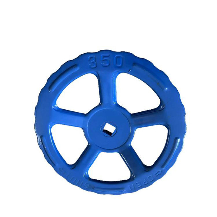 Customize high quality and lowest price sand casting iron valve hand wheel