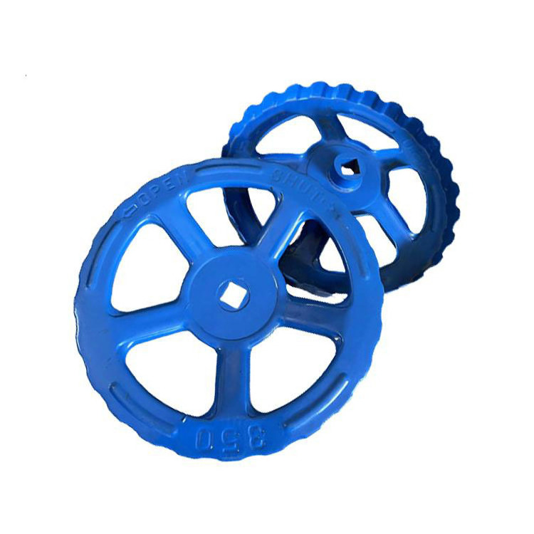 Customize high quality and lowest price sand casting iron valve hand wheel