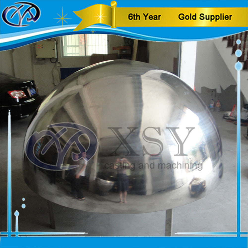 1000mm Large Polished Surface Stainless Steel Hemisphere/Half Sphere/Metal Hemisphere