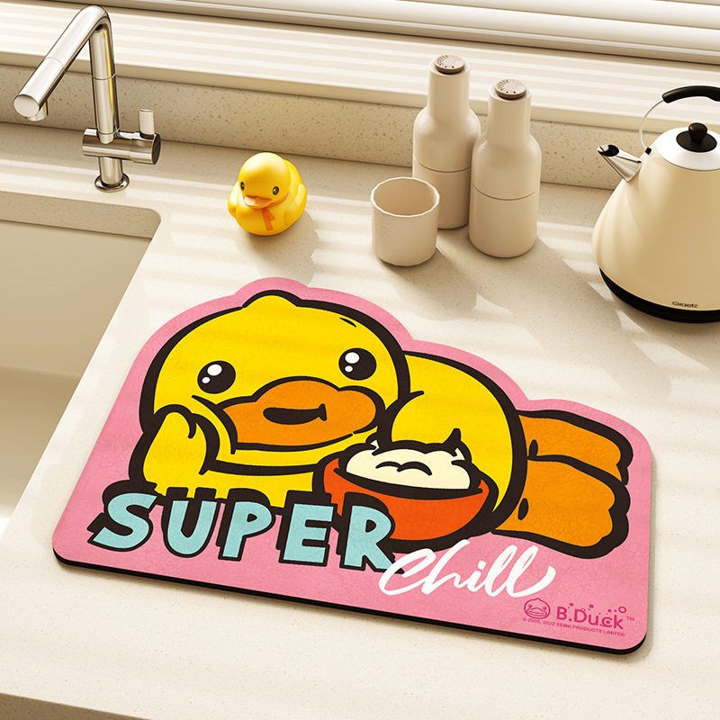 The most popular low-priced sale cartoon yellow duck bedroom carpet full-laying lovely living room sofa round thickened bedside