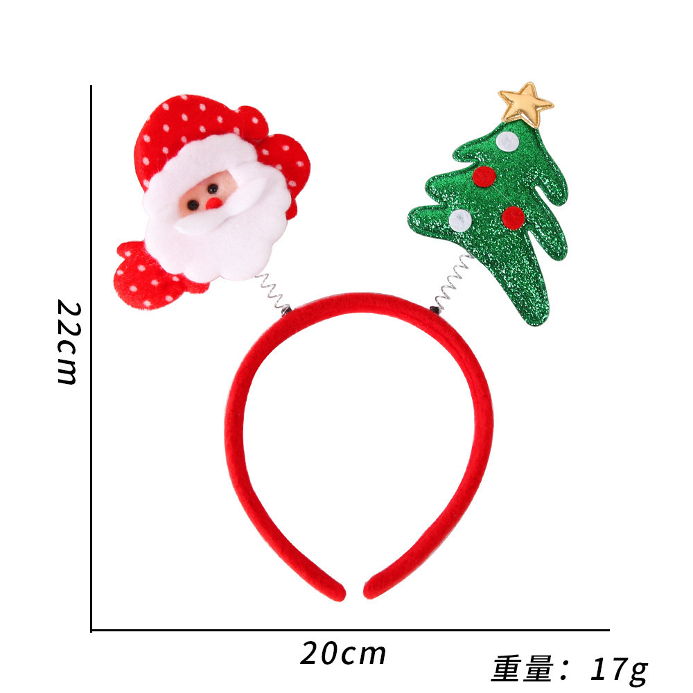 Christmas Tree Fabric Hair Bands Cheap Children Head Hair Band Popular Fashion Kids OEM Style