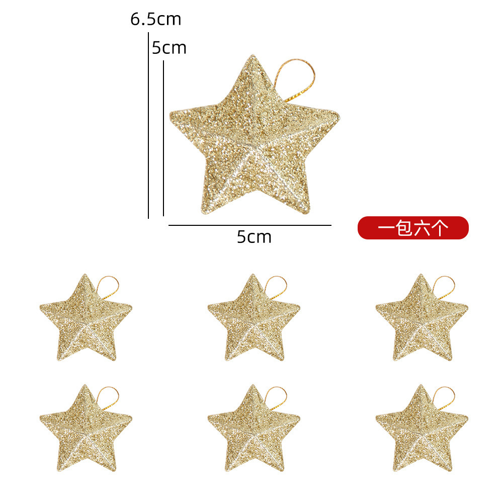 Christmas tree accessories elderly candy pine cone greeting card bow gift snare drum foam ball bell pentagram hanging ornaments