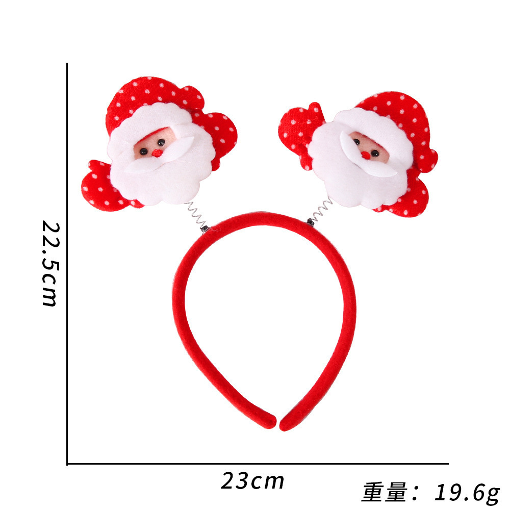 Christmas Tree Fabric Hair Bands Cheap Children Head Hair Band Popular Fashion Kids OEM Style