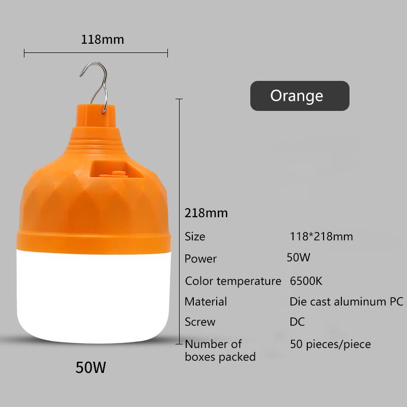 Wholesale Outdoor camping lighting LED bulb USB emergency bulb light led rechargeable bulb