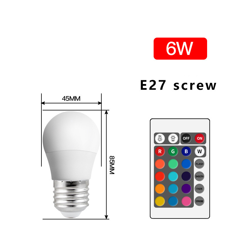 Customized  Smart Candle Bulb 5W Led Light Bulb RGBW Dimmable Bulb Smart Life