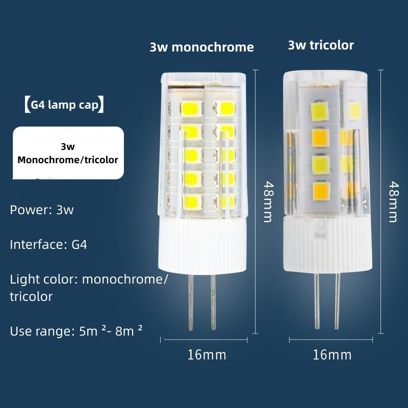 High quality LED bulbs 3W dimmable SMD  mini led corn light g9 led bulb 3 watts