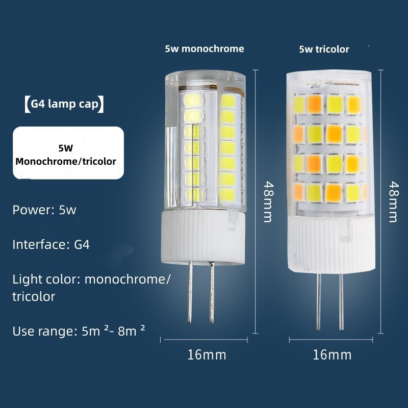 High quality LED bulbs 3W dimmable SMD  mini led corn light g9 led bulb 3 watts