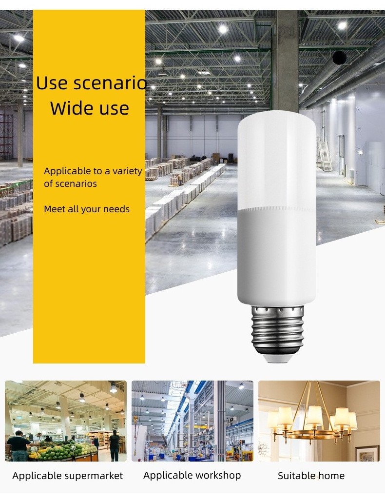 led rocket bulb e14 e27 super bright corn energy saving bulb 20W cylindrical led bulb